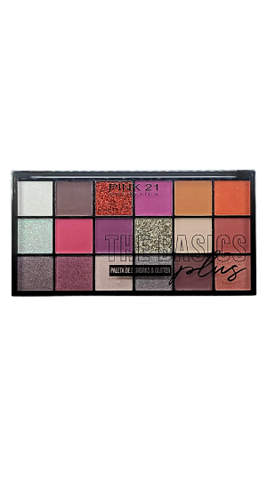 PINK 21 PALETA DE SOMBRA THE BASICS PLUS COR 02 27G