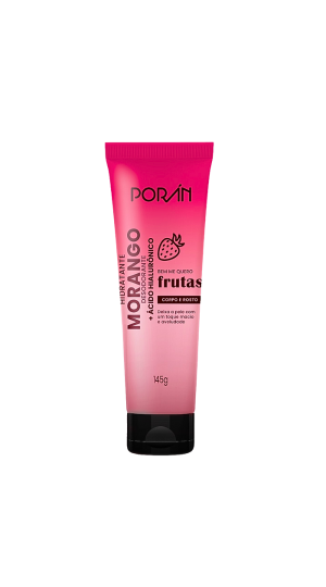 PORAN HIDRATANTE MORANGO + ACIDO HIALURONICO 145G