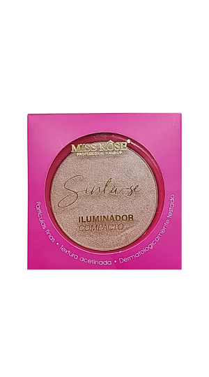 MISS ROSE ILUMINADOR COMPACTO SINTA-SE COR LETICIA 6G