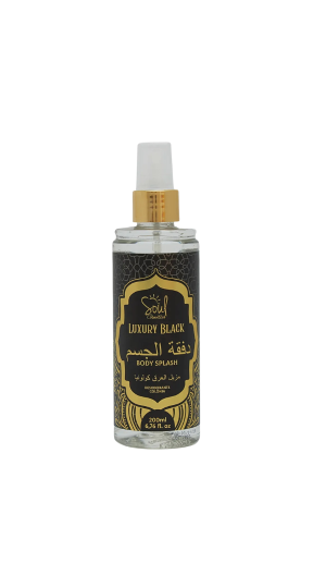 SOUL BODY SPLASH LUXURY BLACK 200ML
