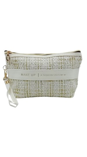 NECESSAIRE MAKE UP A FASHION STATEMENT COR BRANCO   BX-2120