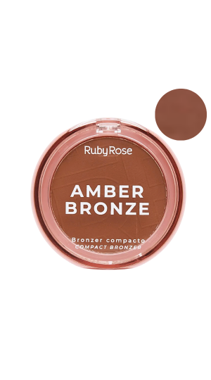 RUBY ROSE AMBER BRONZE COMPACTO COR SUNBURST 7G