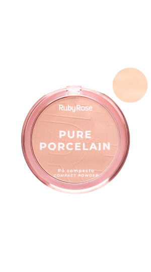 RUBY ROSE PURE PORCELAIN PÓ COMPACTO COR P20 7G