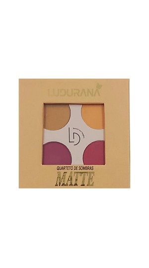 LUDURANA MINI QUARTETO DE SOMBRAS MATTE LARANJA