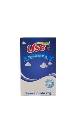 USE ALGODÃO EM ROLO 25G