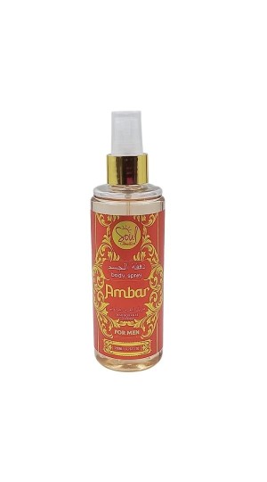 SOUL BODY SPLASH AMBAR FOR MEN 200ML