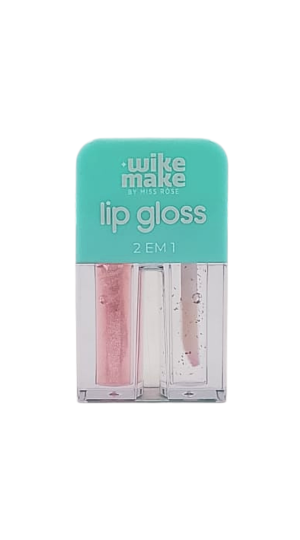 MISS RÔSE WIKE MAKE 2 EM 1  LIP GLOSS COR 04 5ML