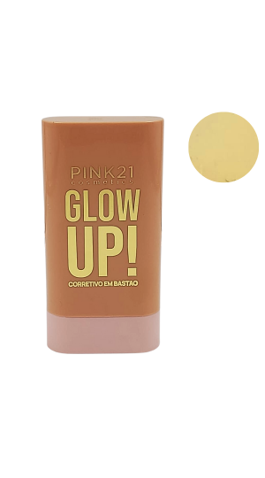 PINK 21 CORRETIVO BASTÃO GLOW UP COR 02 15G 
