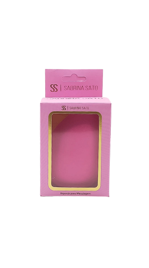 SABRINA SATO ESPONJA PARA MAQUIAGEM GRANDE ROSA  