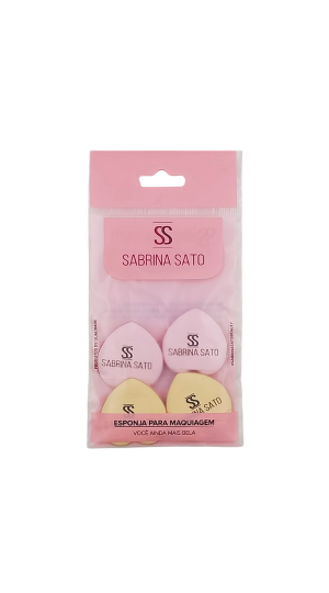 SABRINA SATO ESPOJINHA PARA MAQUIAGEM C/4 