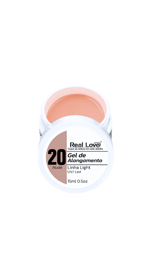 REAL LOVE GEL DE ALONGAMENTO  COR  20 NUDE 15ML