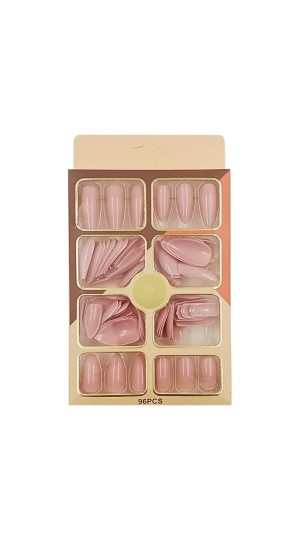 SABRINA SATO UNHA POSTIÇAS ROSA CLARO C/96PCS 