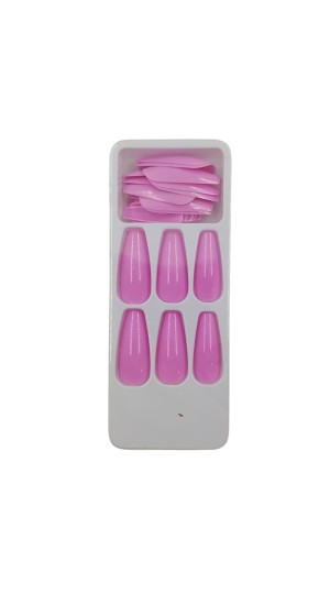 REAL LOVE UNHA POSTIÇA ROSA CLARO C/24 REF: UN020