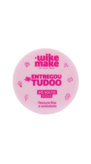WIKE MAKE BY MISS RÔSE PÓ SOLTO ROSA 10G