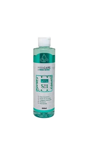 MISS RÔSE ÁGUA MICELAR 5 EM 1 200ML 