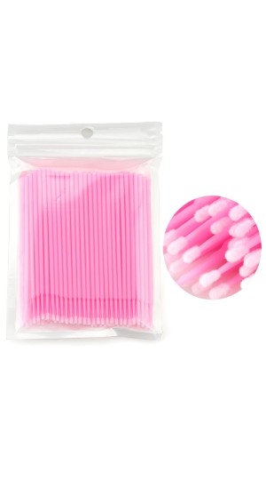 MICROBRUSH C/100 ROSA CLARO