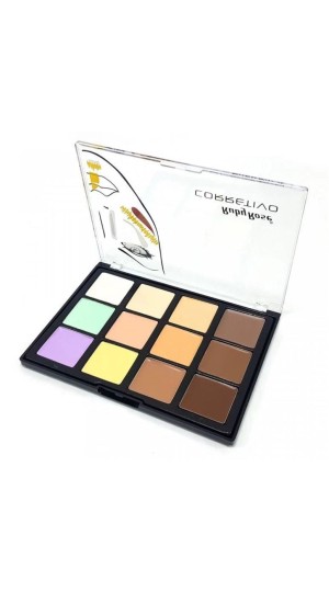 RUBY ROSE PALETA DE CORRETIVO COR DARK 12 CORES