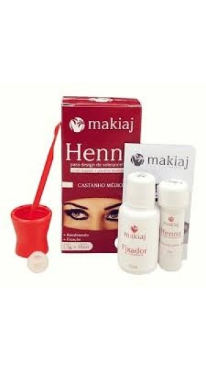 MAKIAJ HENNA CASTANHO MEDIO