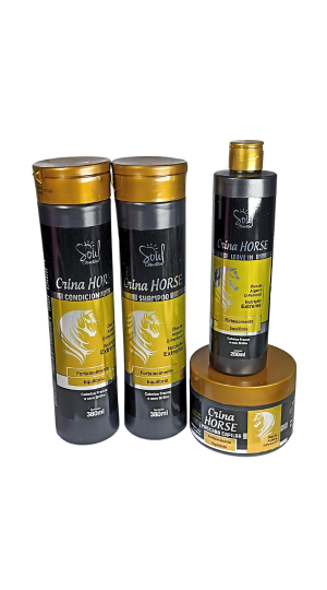 SOUL CRINA HORSE KIT CAPILAR COM 4 UNIDADES