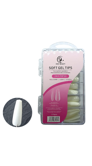 STAY BEAUTY SOFT GEL TIPS UNHA POSTIÇA COM 100